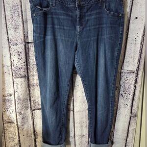 Simply Vera Vera Wang Medium Blue Boyfriend Jeans